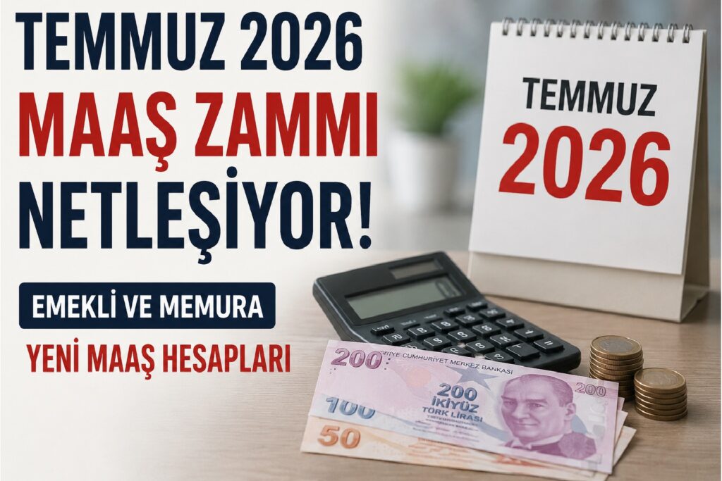 Temmuz 2026 Maaş Zammı Netleşiyor! En Düşük Emekli Maaşı ve Memur Maaşları Ne Kadar Olacak?